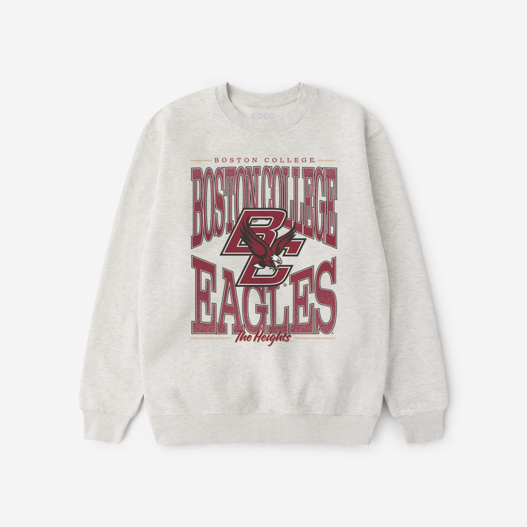 Boston College Eagles Diamond Dynasty Crew Neck Sweatshirt FOCO S - FOCO.com