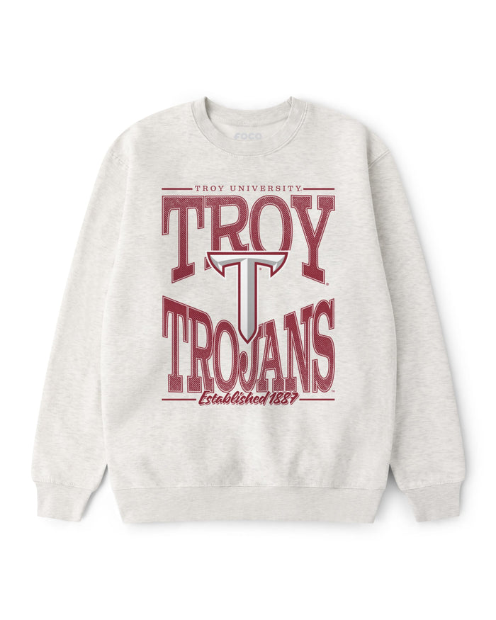 Troy Trojans Diamond Dynasty Crew Neck Sweatshirt