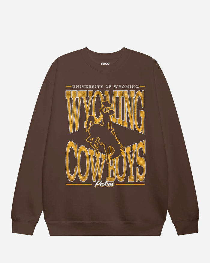 Wyoming Cowboys Diamond Dynasty Crew Neck Sweatshirt