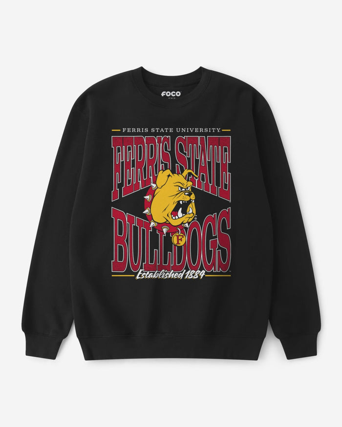 Ferris State Bulldogs Diamond Dynasty Crew Neck Sweatshirt