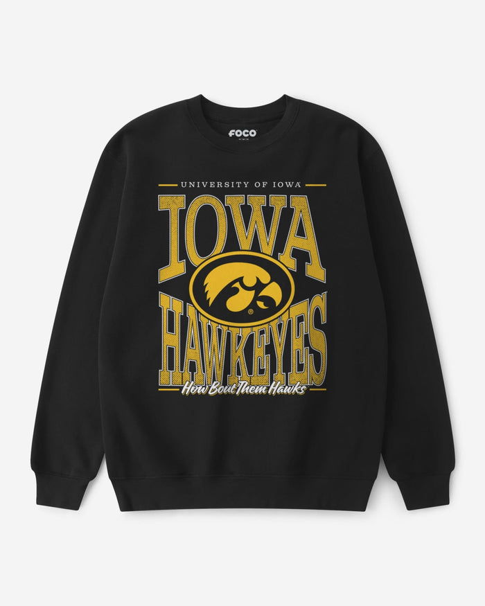 Iowa Hawkeyes Diamond Dynasty Crew Neck Sweatshirt