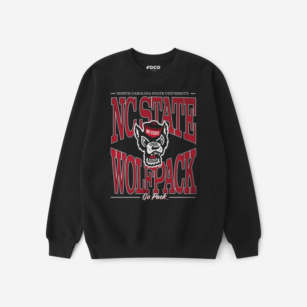 NC State Wolfpack Diamond Dynasty Crew Neck Sweatshirt FOCO S - FOCO.com