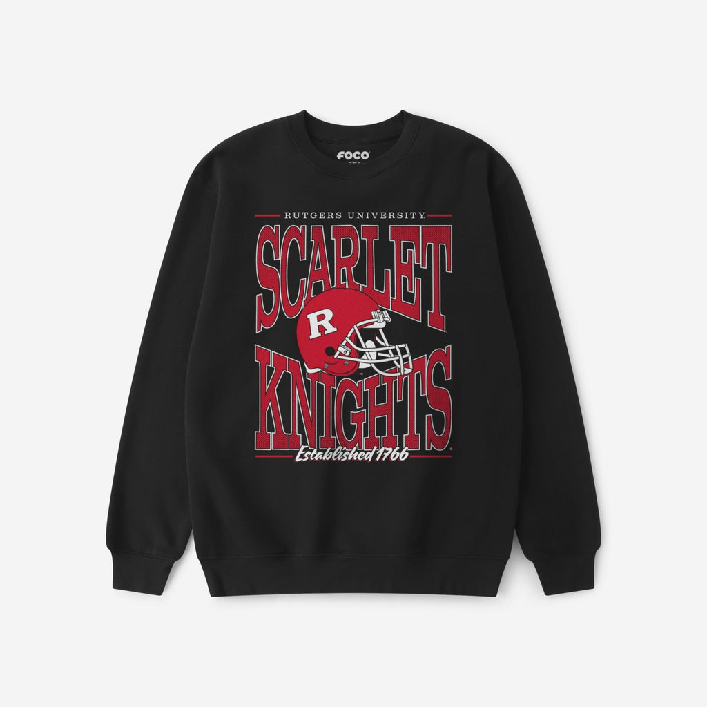 Rutgers Scarlet Knights Diamond Dynasty Crew Neck Sweatshirt FOCO S - FOCO.com