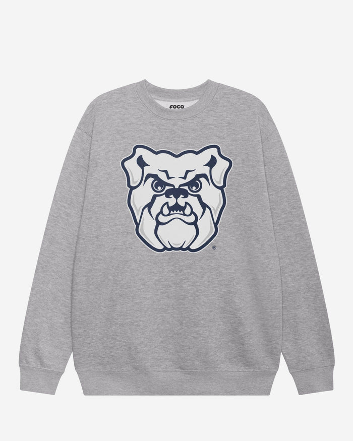 Butler Bulldogs Primary Logo Crew Neck Sweatshirt FOCO Athletic Heather S - FOCO.com
