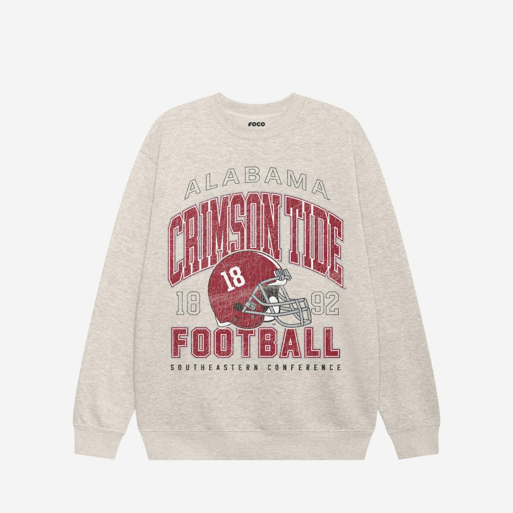 Alabama Crimson Tide Varsity Crew Neck Sweatshirt FOCO S - FOCO.com
