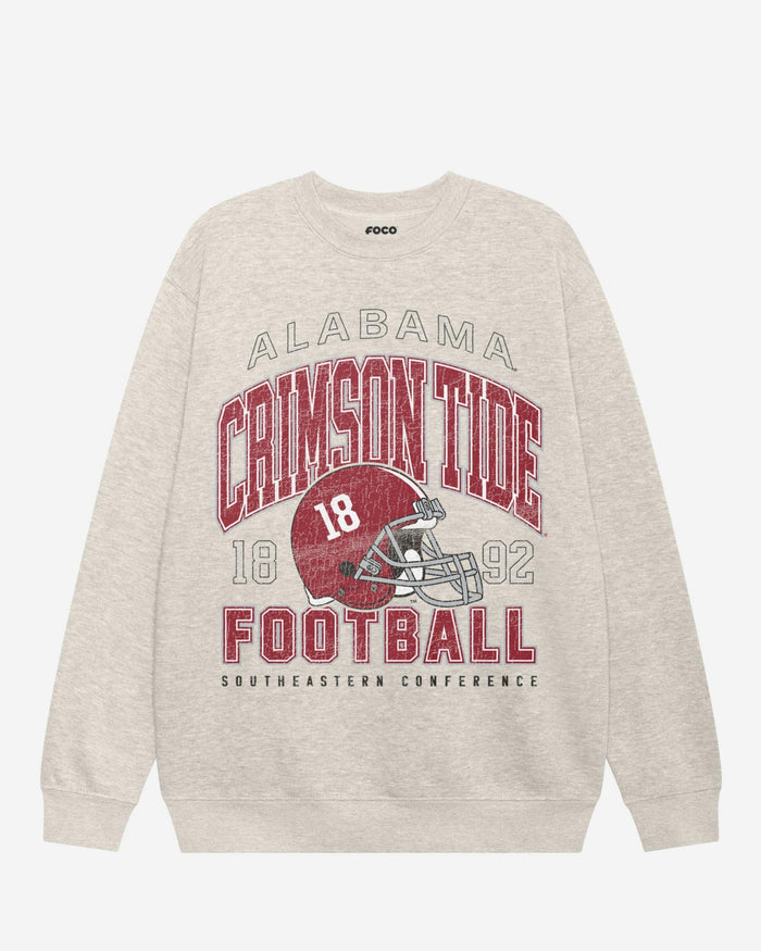 Alabama Crimson Tide Varsity Crew Neck Sweatshirt FOCO S - FOCO.com
