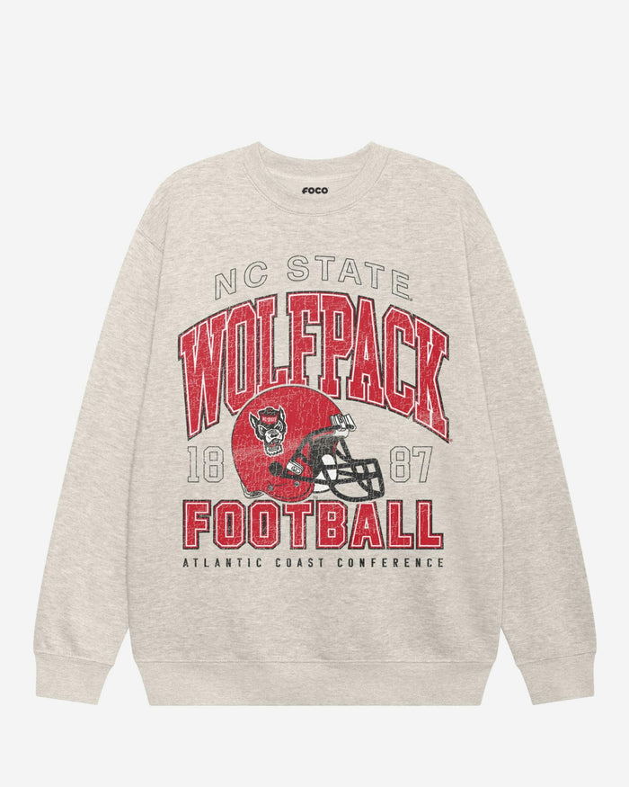 NC State Wolfpack Varsity Crew Neck Sweatshirt FOCO S - FOCO.com