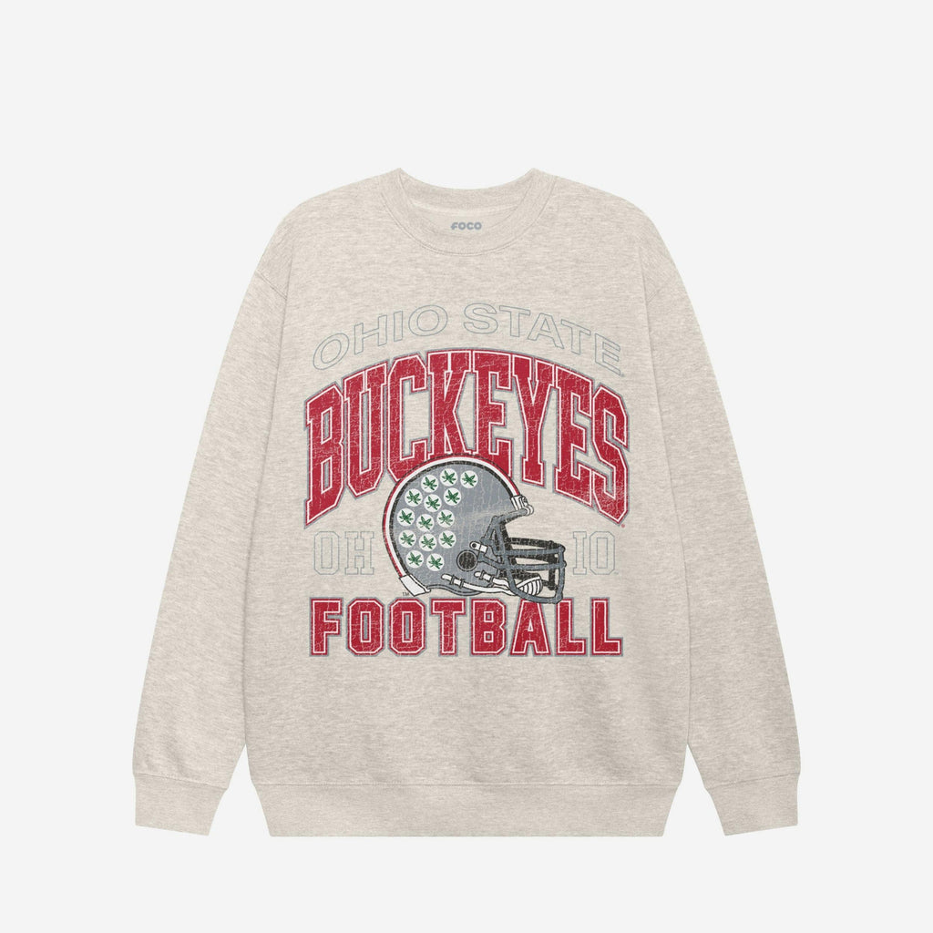 Ohio State Buckeyes Varsity Crew Neck Sweatshirt FOCO S - FOCO.com