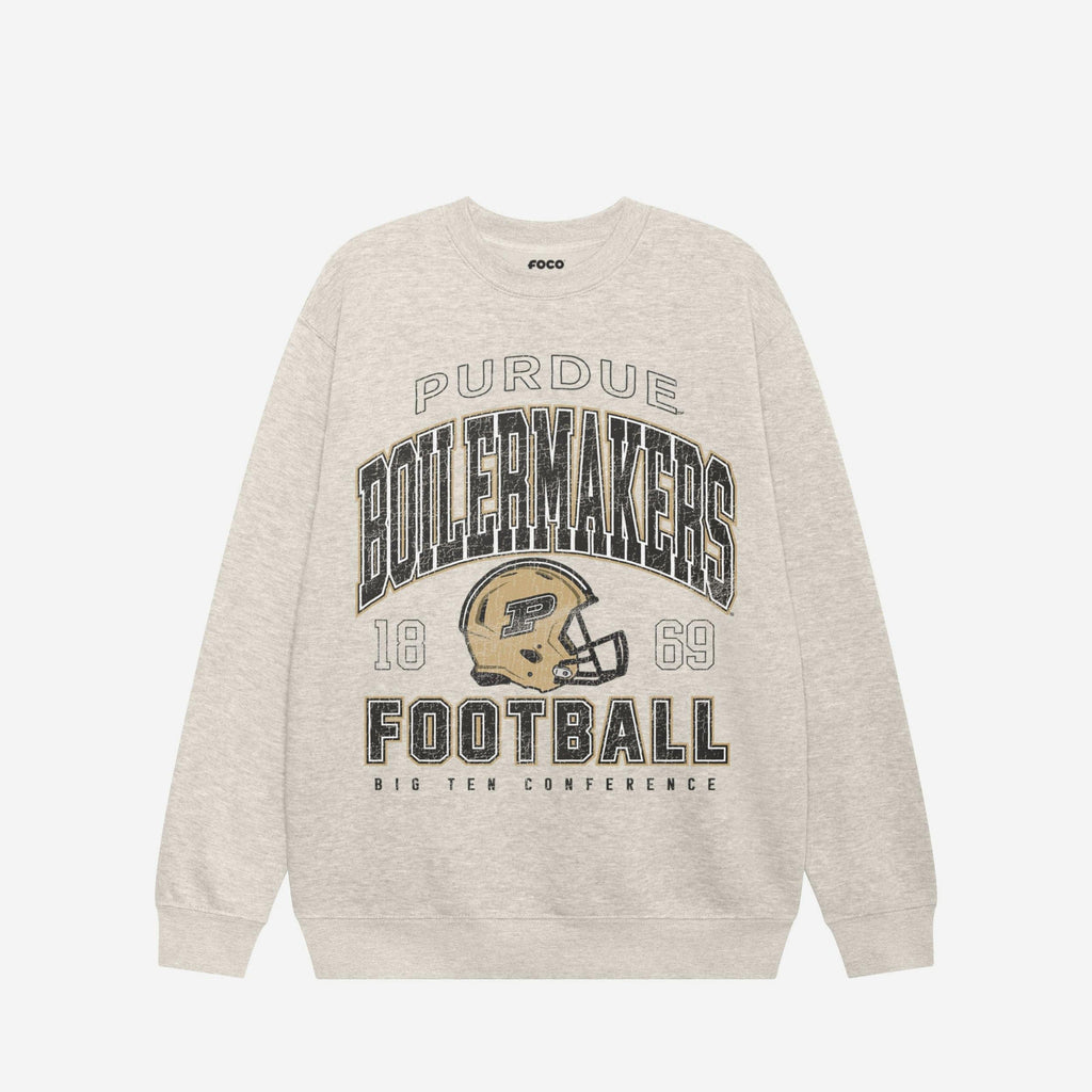 Purdue Boilermakers Varsity Crew Neck Sweatshirt FOCO S - FOCO.com