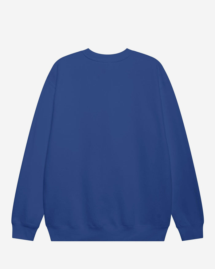 Indianapolis Colts Banner Crest Crew Neck Sweatshirt FOCO Athletic Heather S - FOCO.com