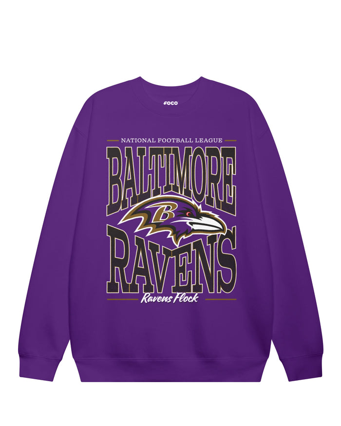 Baltimore Ravens Diamond Dynasty Crew Neck Sweatshirt