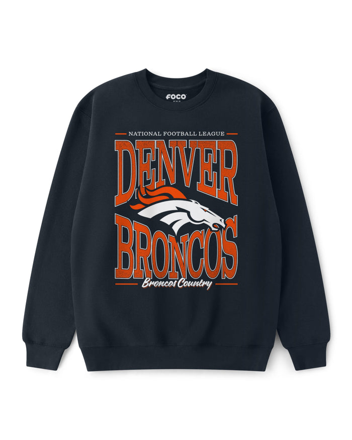 Denver Broncos Diamond Dynasty Crew Neck Sweatshirt