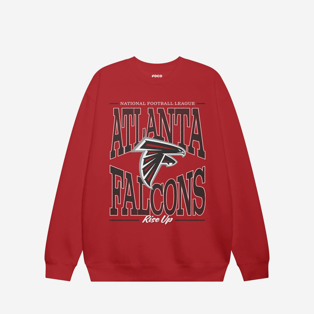 Atlanta Falcons Diamond Dynasty Crew Neck Sweatshirt FOCO S - FOCO.com