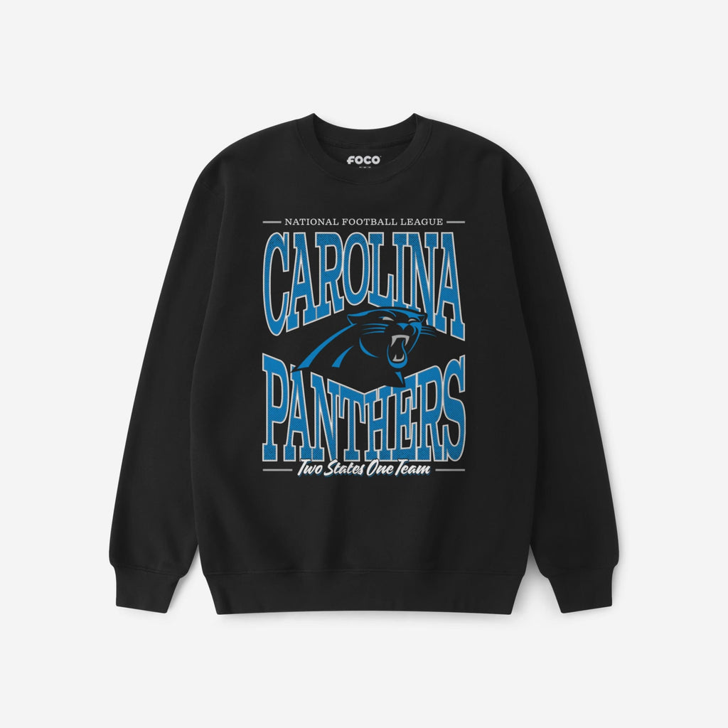 Carolina Panthers Diamond Dynasty Crew Neck Sweatshirt FOCO S - FOCO.com