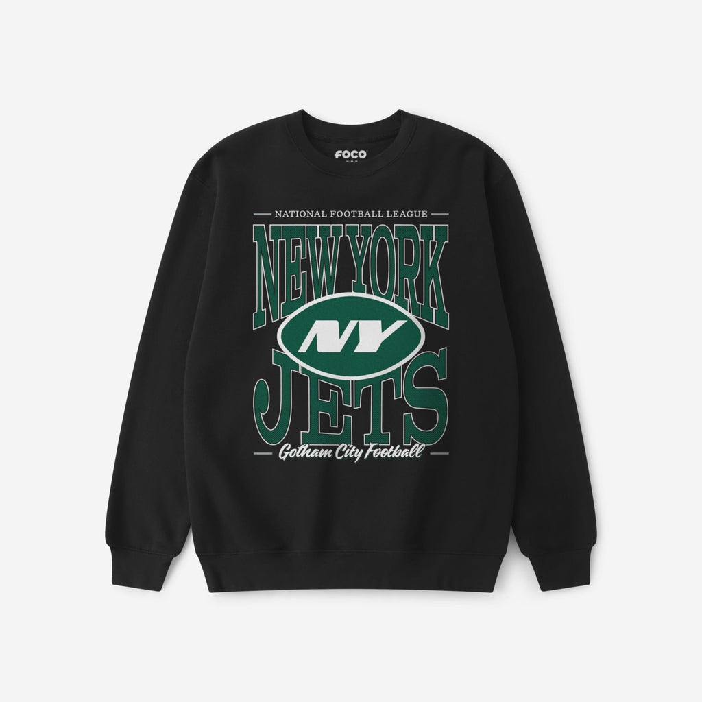 New York Jets Diamond Dynasty Crew Neck Sweatshirt FOCO S - FOCO.com