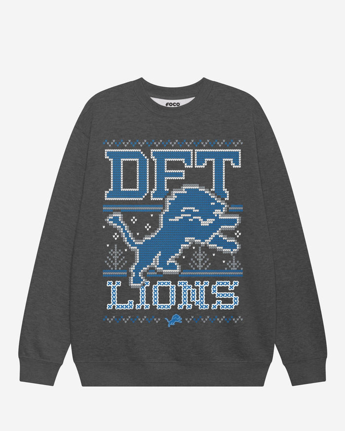 Detroit Lions Holiday Crew Neck Sweatshirt FOCO S - FOCO.com