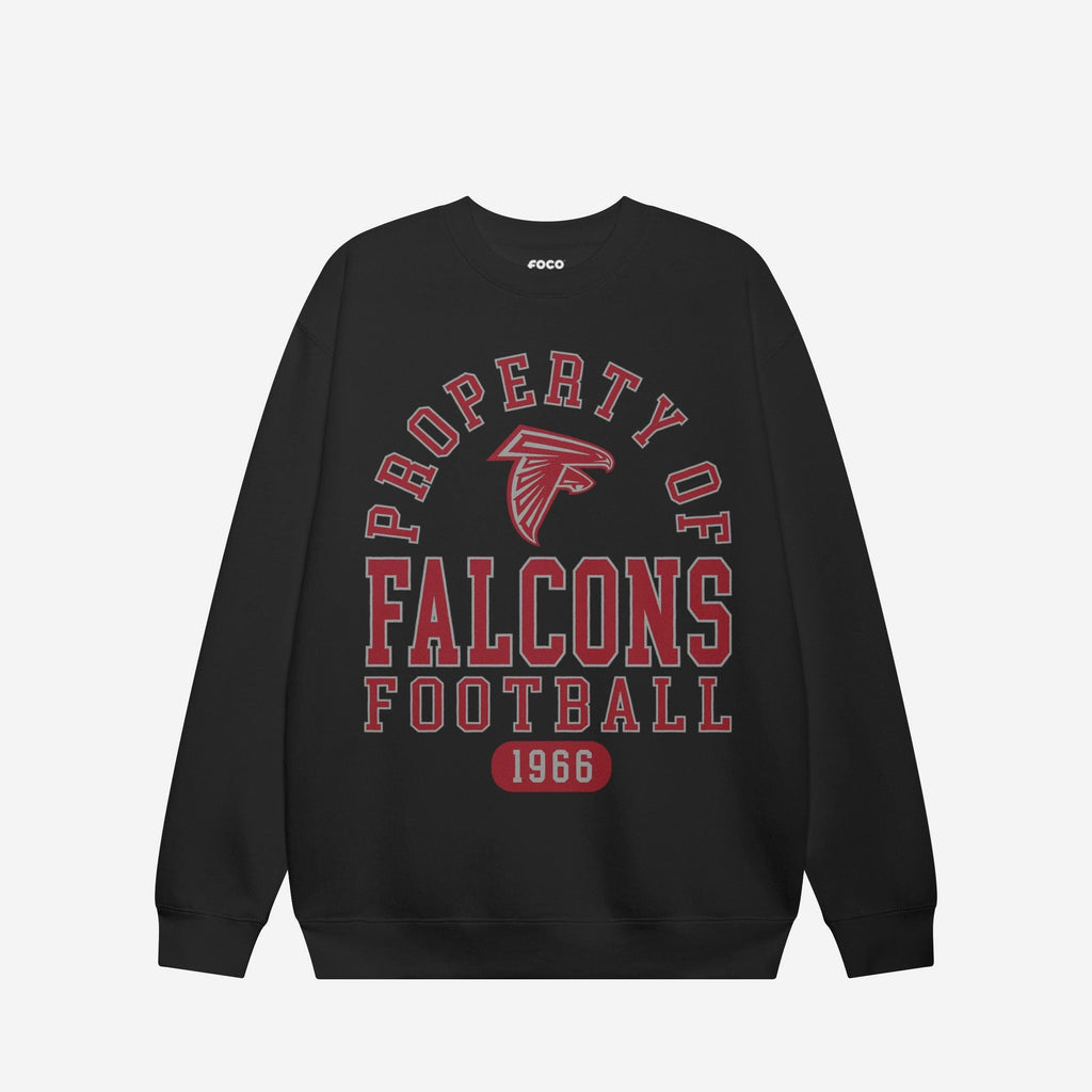Atlanta Falcons Property of Crew Neck Sweatshirt FOCO S - FOCO.com
