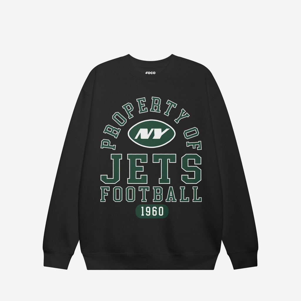 New York Jets Property of Crew Neck Sweatshirt FOCO S - FOCO.com
