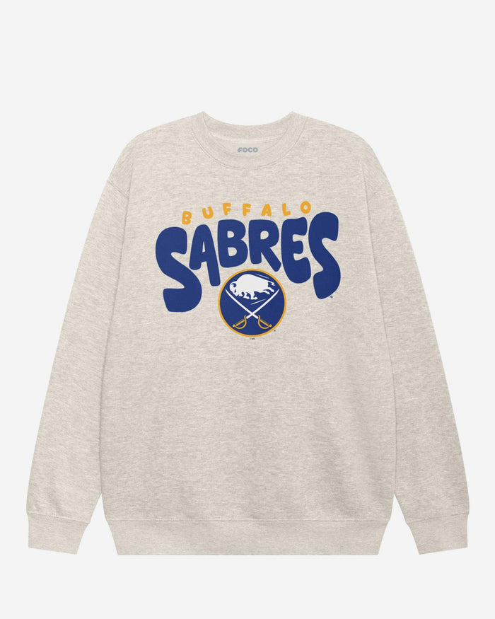 Buffalo Sabres Bubble Crew Neck Sweatshirt FOCO S - FOCO.com