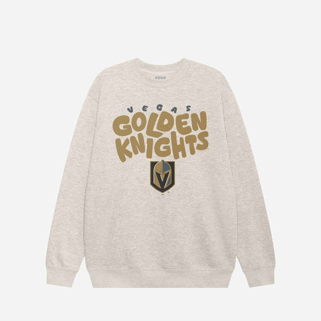 Vegas Golden Knights Bubble Crew Neck Sweatshirt FOCO S - FOCO.com
