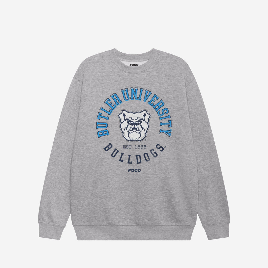 Butler Bulldogs Circle Vintage Crew Neck Sweatshirt FOCO S - FOCO.com