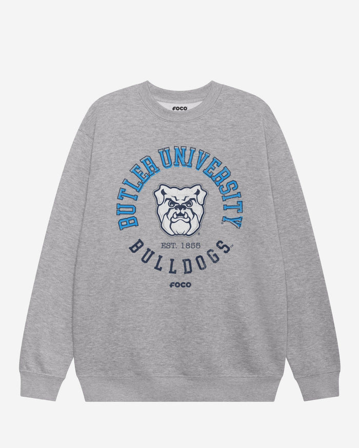 Butler Bulldogs Circle Vintage Crew Neck Sweatshirt FOCO S - FOCO.com