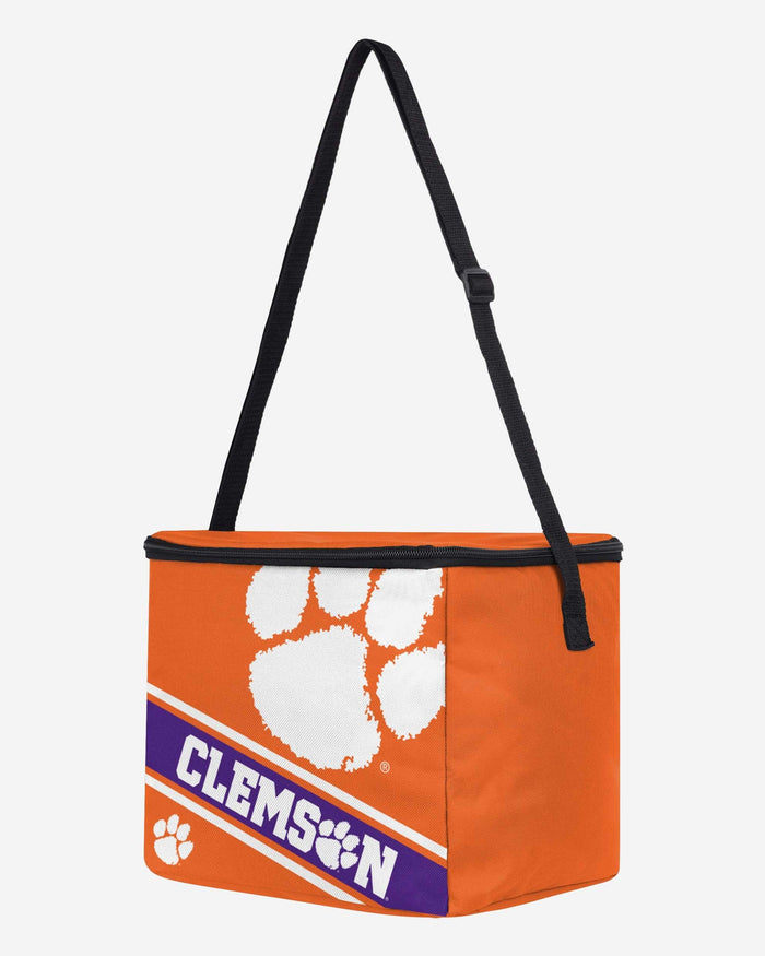 Clemson Tigers Big Logo Stripe 12 Pack Cooler FOCO - FOCO.com