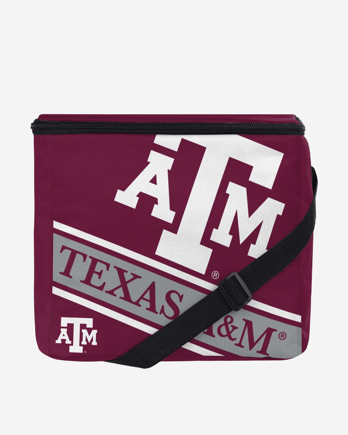 Texas A&M Aggies Big Logo Stripe 12 Pack Cooler FOCO - FOCO.com