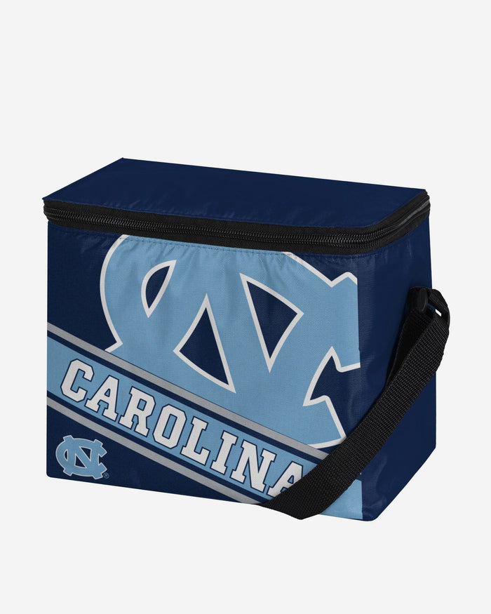 North Carolina Tar Heels Big Logo Stripe 6 Pack Cooler FOCO - FOCO.com