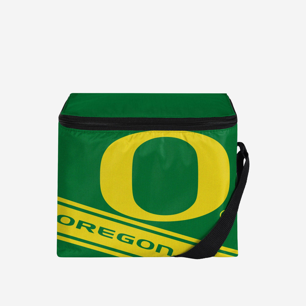 Oregon Ducks Big Logo Stripe 6 Pack Cooler FOCO - FOCO.com