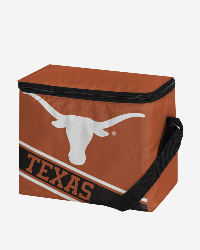 Texas Longhorns Big Logo Stripe 6 Pack Cooler FOCO - FOCO.com