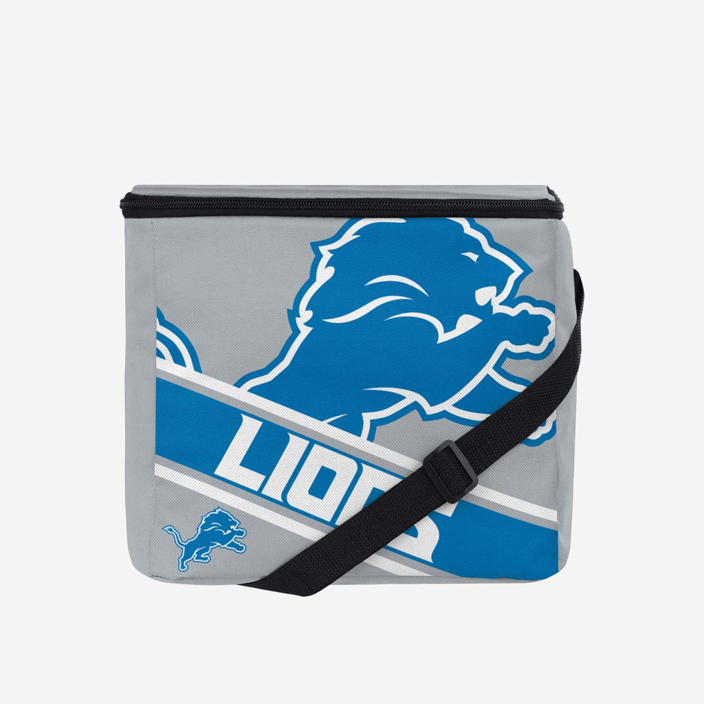 Detroit Lions Big Logo Stripe 12 Pack Cooler FOCO - FOCO.com