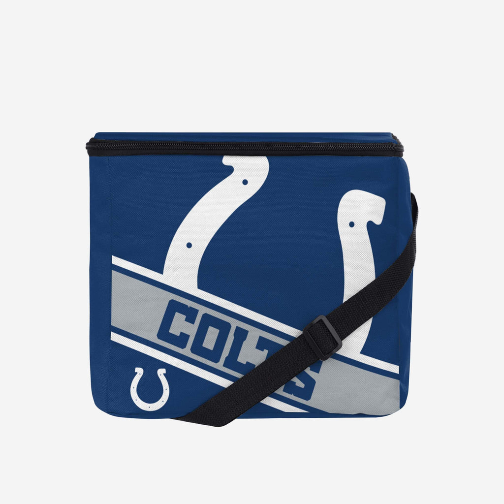 Indianapolis Colts Big Logo Stripe 12 Pack Cooler FOCO - FOCO.com