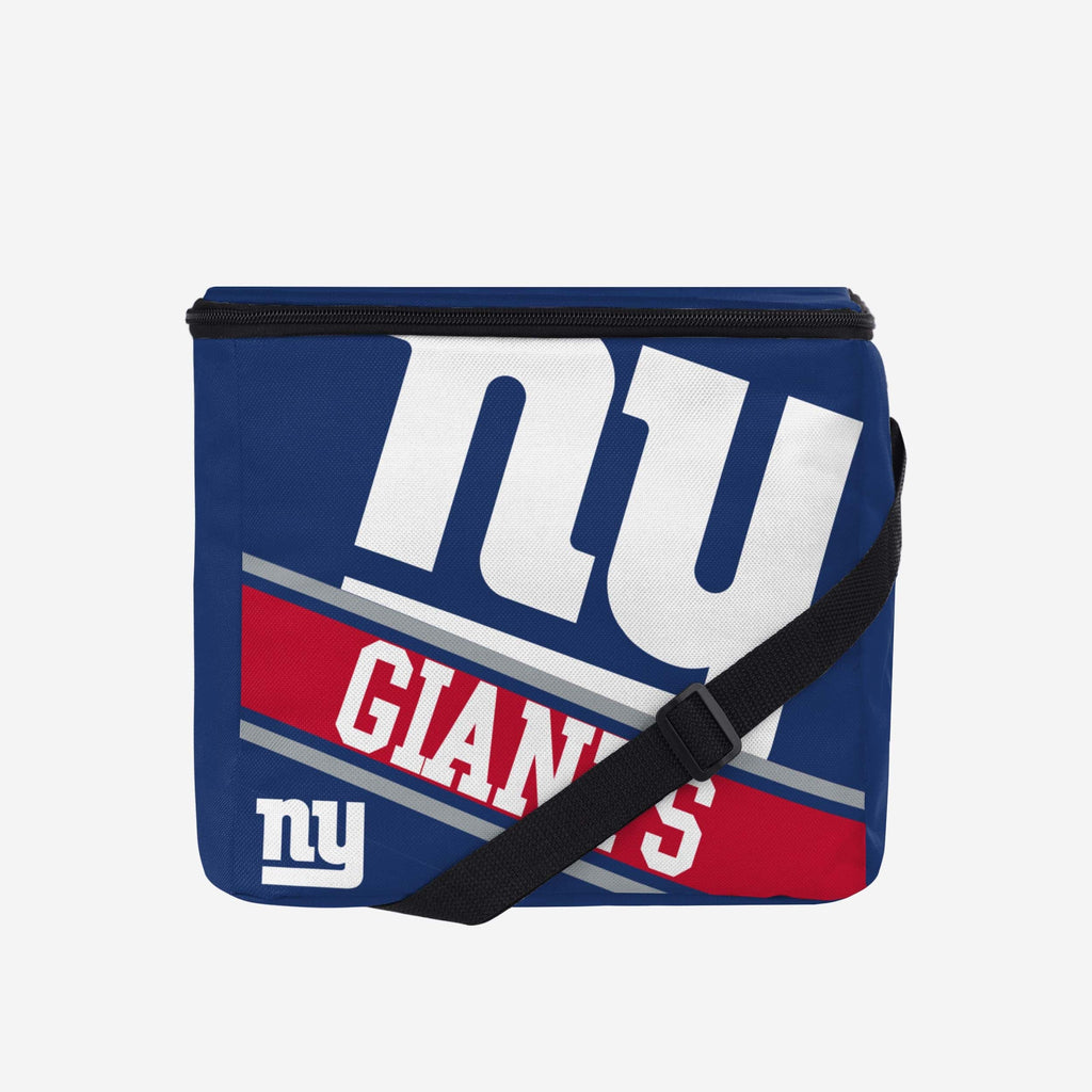 New York Giants Big Logo Stripe 12 Pack Cooler FOCO - FOCO.com