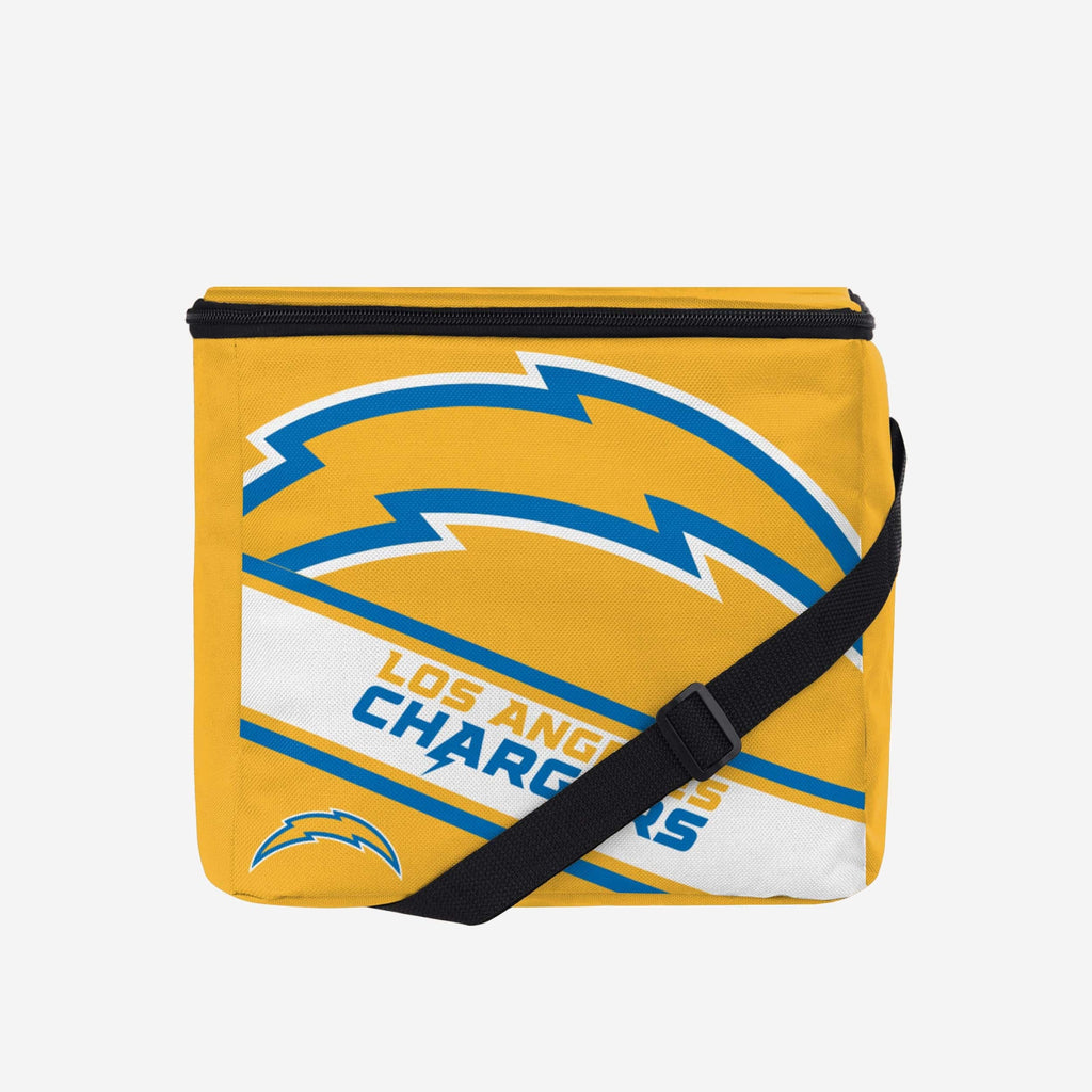 Los Angeles Chargers Big Logo Stripe 12 Pack Cooler FOCO - FOCO.com