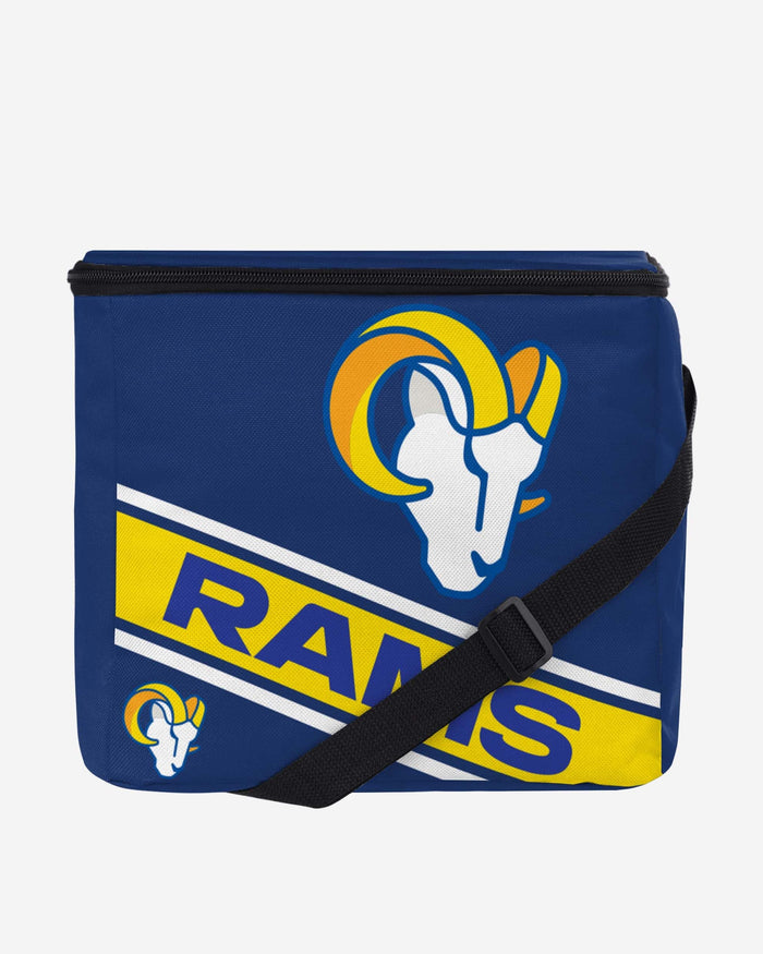 Los Angeles Rams Big Logo Stripe 12 Pack Cooler FOCO - FOCO.com