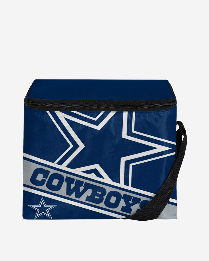 Dallas Cowboys Big Logo Stripe 6 Pack Cooler FOCO - FOCO.com