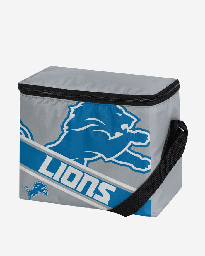 Detroit Lions Big Logo Stripe 6 Pack Cooler FOCO - FOCO.com