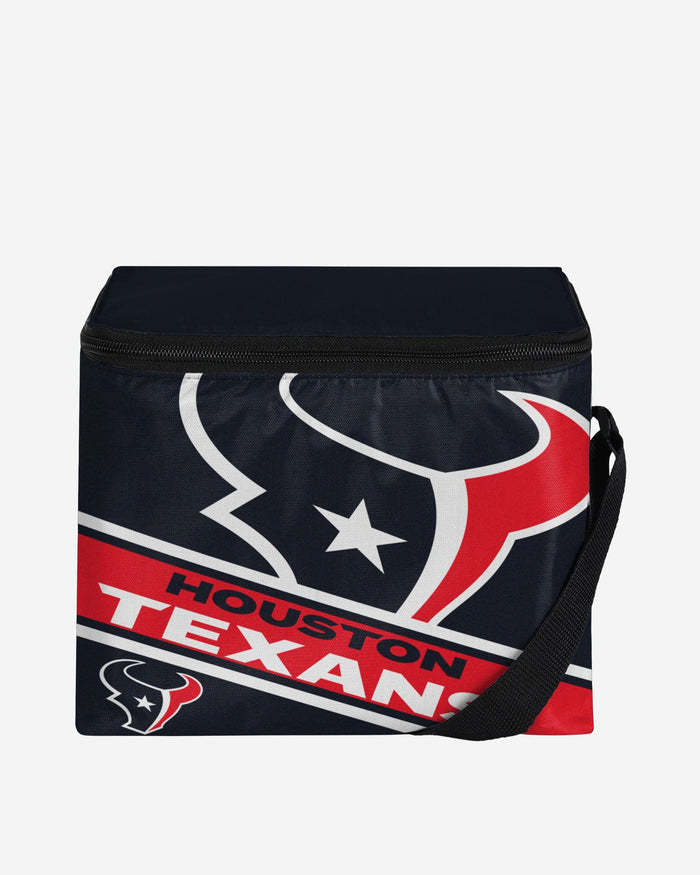 Houston Texans Big Logo Stripe 6 Pack Cooler FOCO - FOCO.com