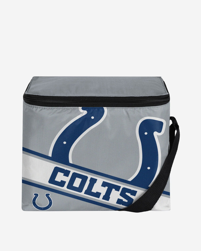 Indianapolis Colts Big Logo Stripe 6 Pack Cooler FOCO - FOCO.com