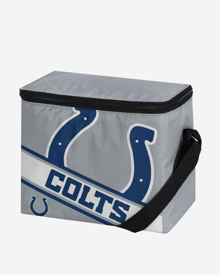 Indianapolis Colts Big Logo Stripe 6 Pack Cooler FOCO - FOCO.com