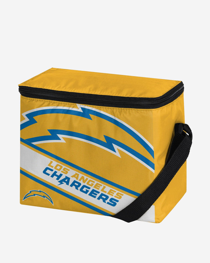 Los Angeles Chargers Big Logo Stripe 6 Pack Cooler FOCO - FOCO.com