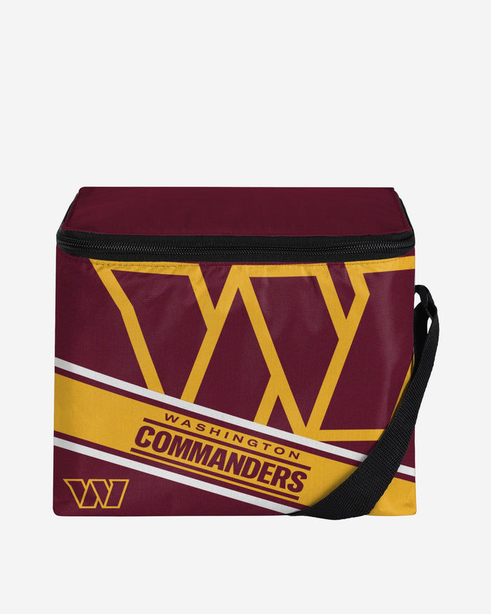 Washington Commanders Big Logo Stripe 6 Pack Cooler FOCO - FOCO.com