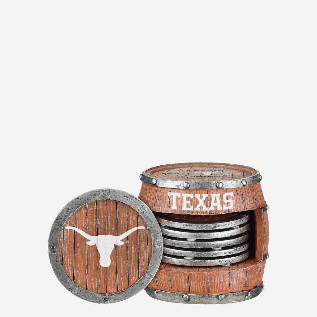 Texas 5 Pack Barrel Coaster Set FOCO - FOCO.com