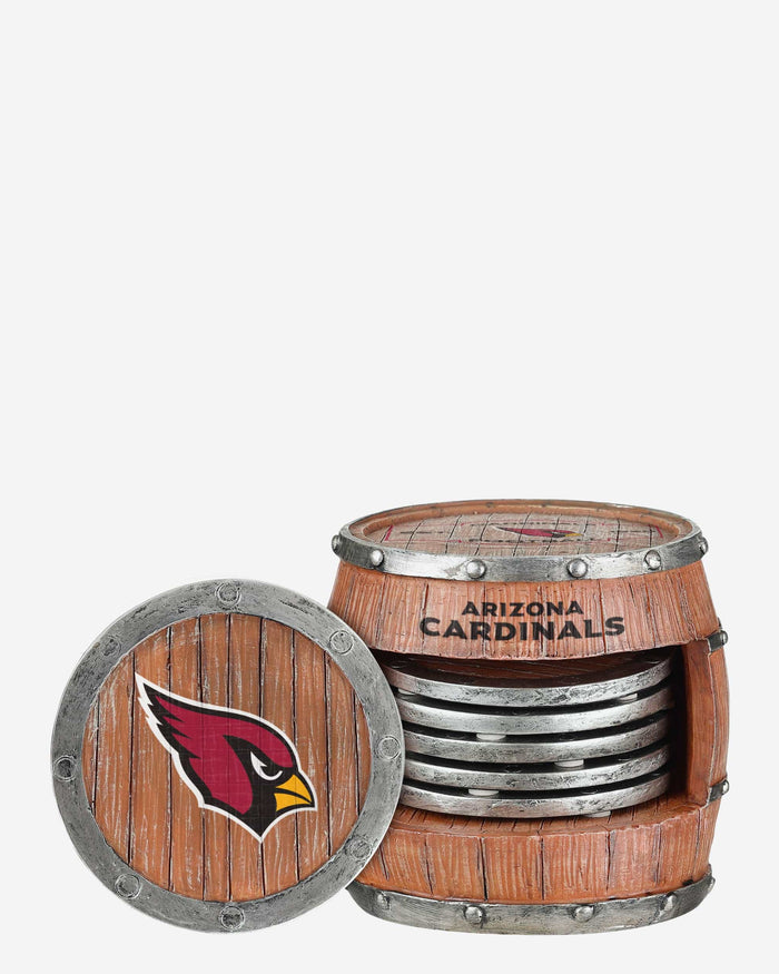 Arizona Cardinals 5 Pack Barrel Coaster Set FOCO - FOCO.com
