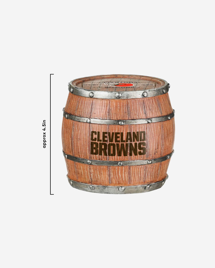 Cleveland Browns 5 Pack Barrel Coaster Set FOCO - FOCO.com