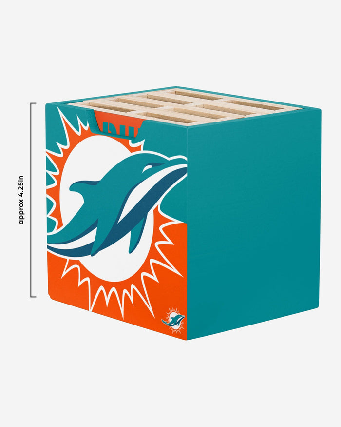 Miami Dolphins 4 Pack Pallet Coaster Set FOCO - FOCO.com