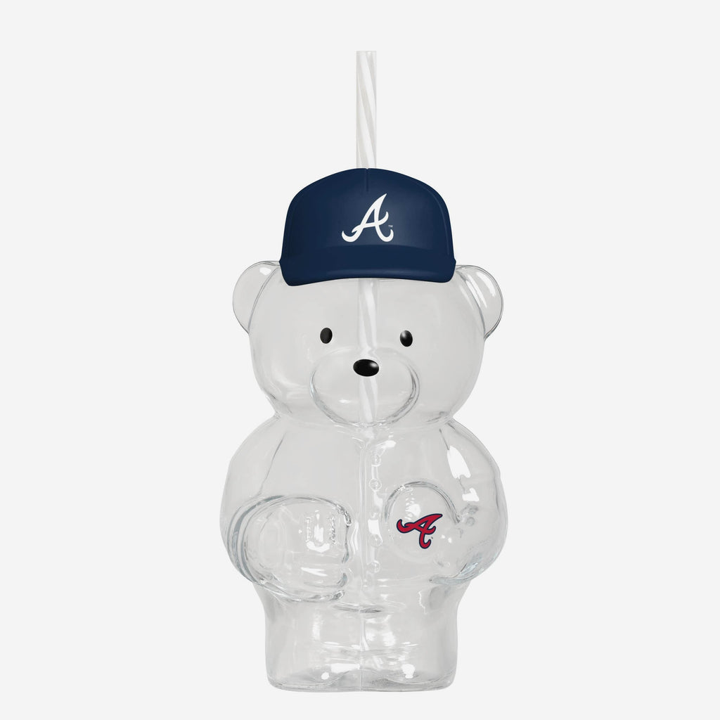 Atlanta Braves Glass Bear Tumbler FOCO - FOCO.com