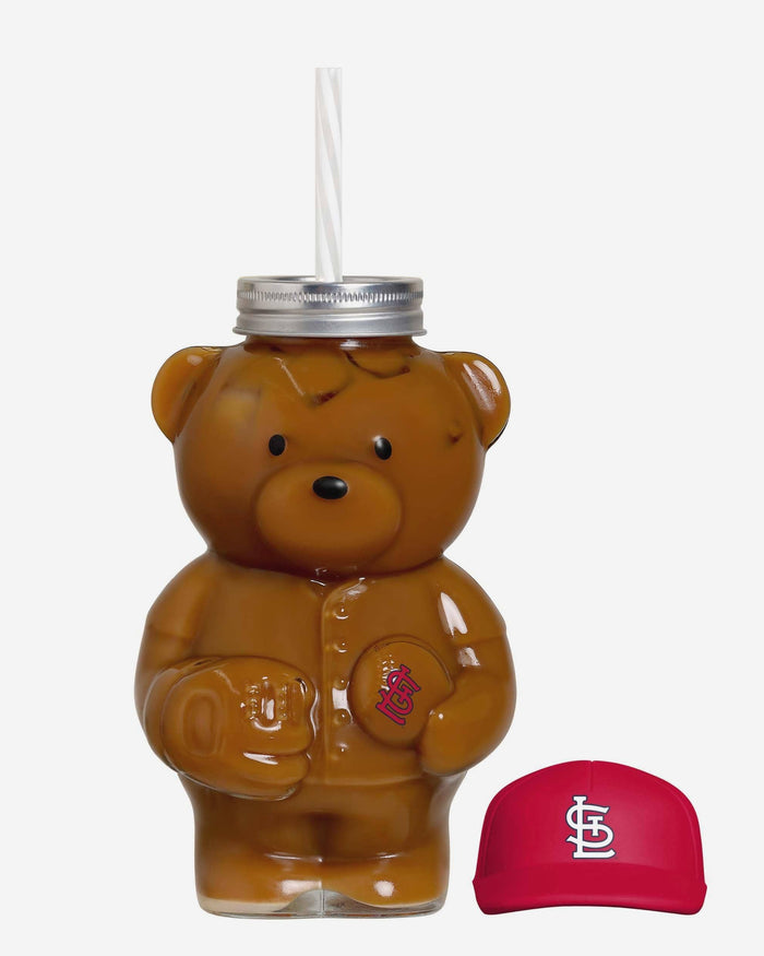 St Louis Cardinals Glass Bear Tumbler FOCO - FOCO.com