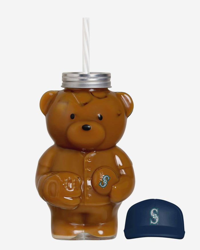 Seattle Mariners Glass Bear Tumbler FOCO - FOCO.com